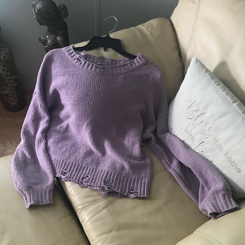 Distressed Sweater